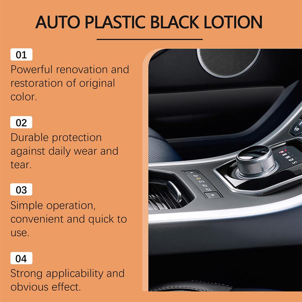 100/200ml Car Plastic Black Re - Trim Restorer Plastic 评论和价格