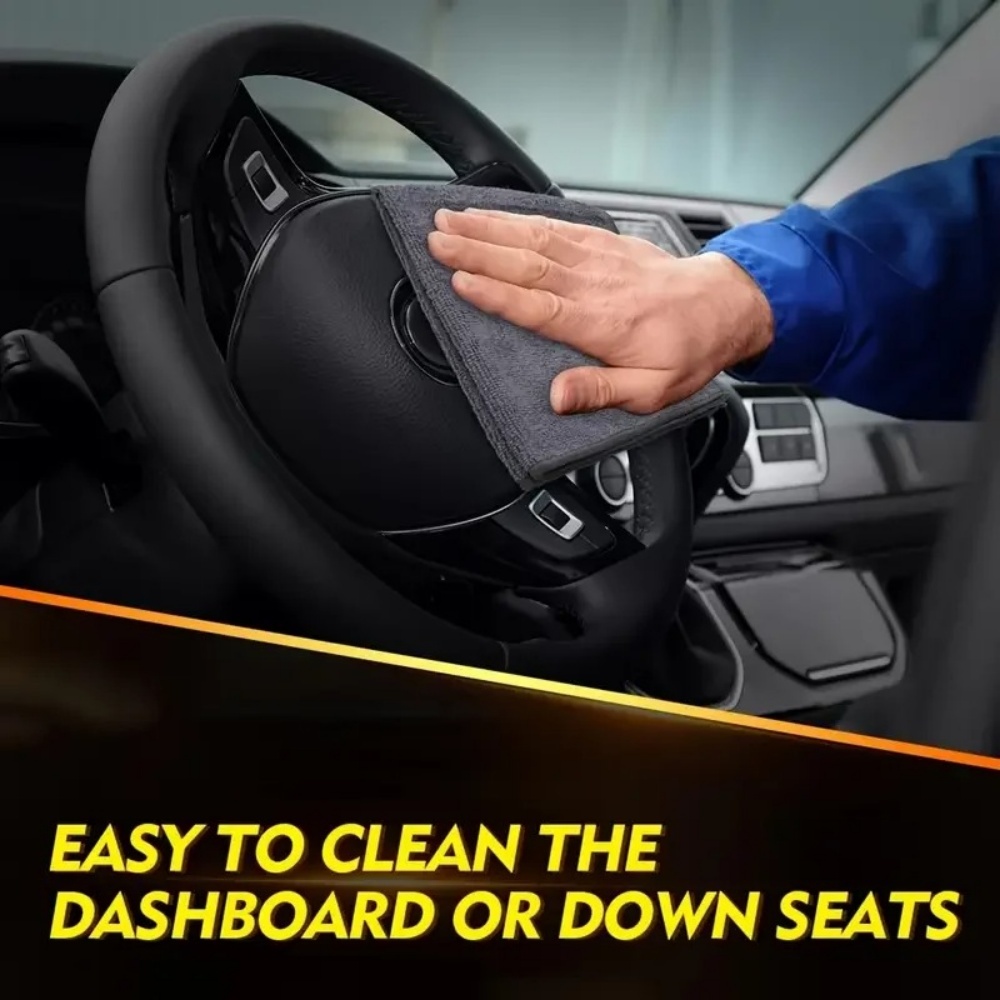 Black Microfiber Cleaning Clot - Microfiber Towel Detailing 评论和价格