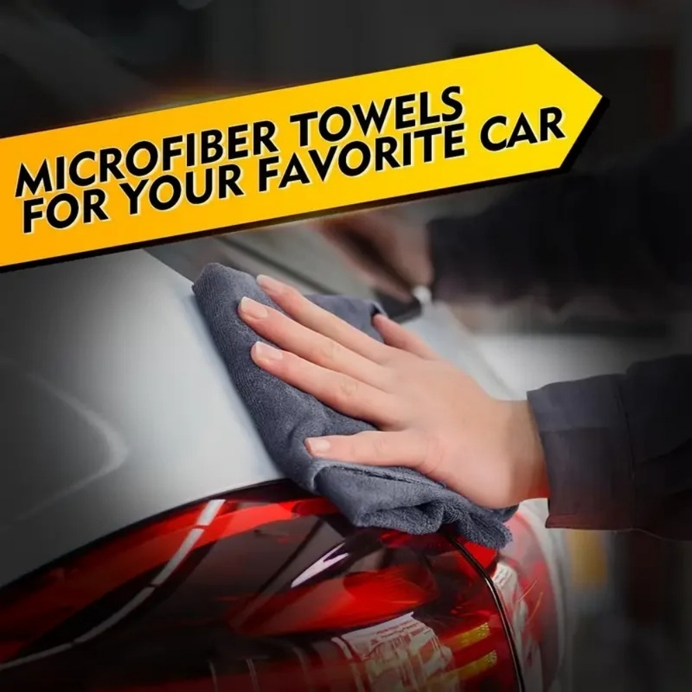 Black Microfiber Cleaning Clot - Microfiber Towel Detailing 评论和价格