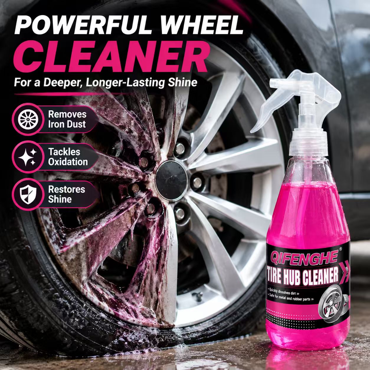 Powerful Wheel Cleaner Spray R - Wheel Cleaner Alloy 评论和价格